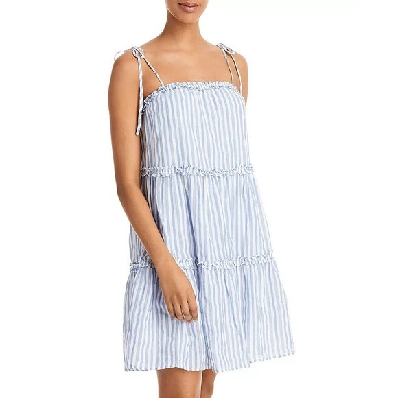 Rails Caralyn Striped Tank Mini Dress Large - Picture 1 of 8
